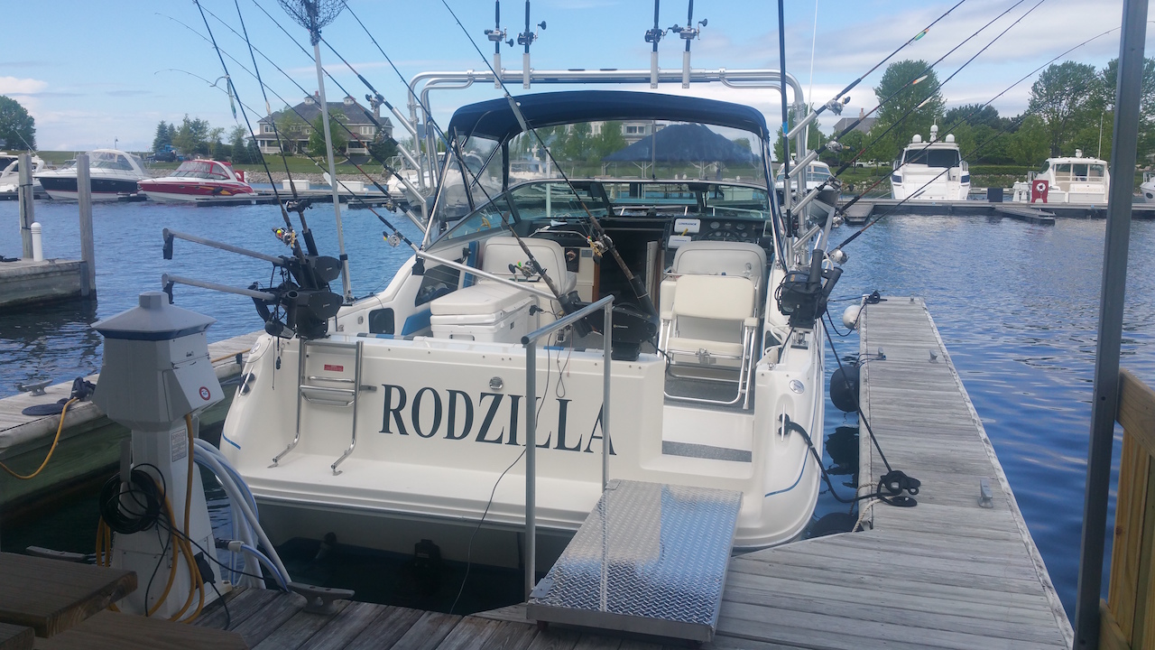 Rodzilla Charters Stern View